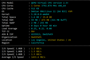 Virmach AMD Ryzen NVMe美国VPS圣何塞机房评测