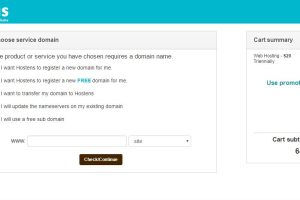 Hostens免费提供5个域名