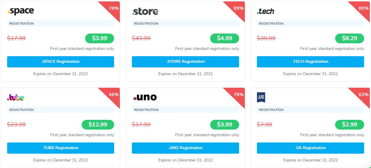 2022年5月NameSilo便宜域名促销活动