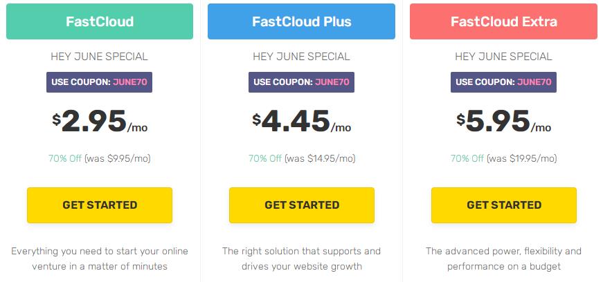 FastComet虚拟主机3折优惠