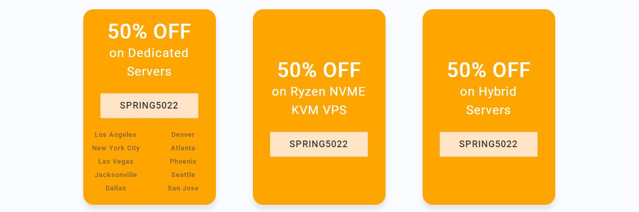 DediPath2022年春季特卖