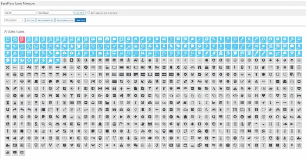 BasePress图标管理器