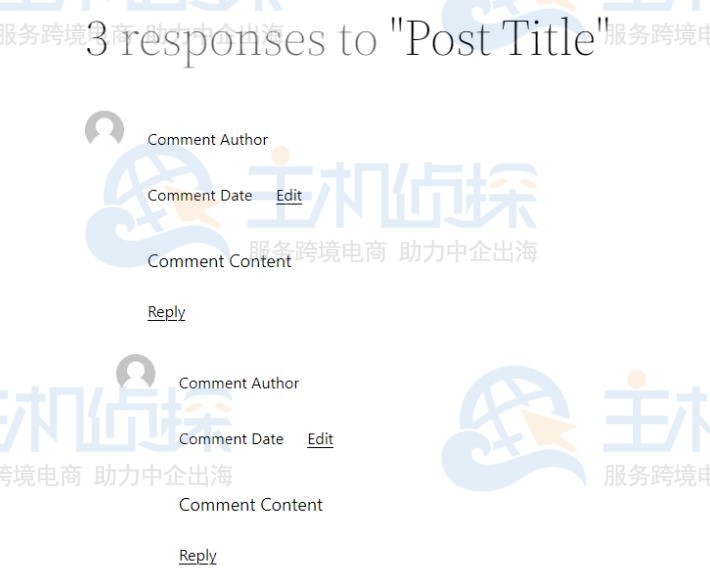 注释查询循环块