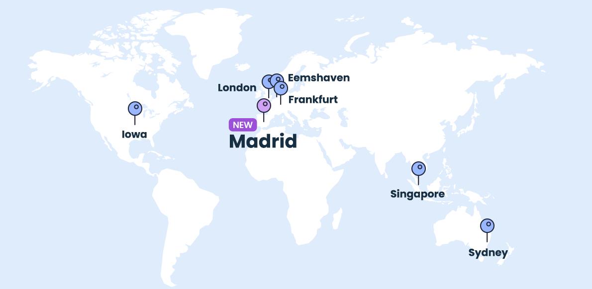SiteGround在西班牙马德里开设新数据中心和CDN网络