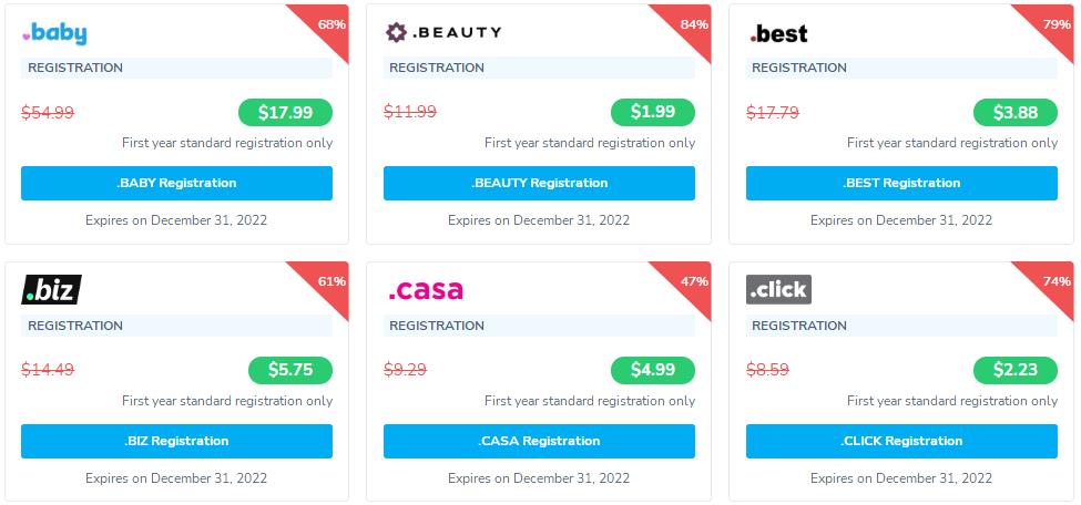 NameSilo特价域名推荐