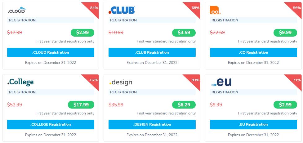 NameSilo特价域名推荐