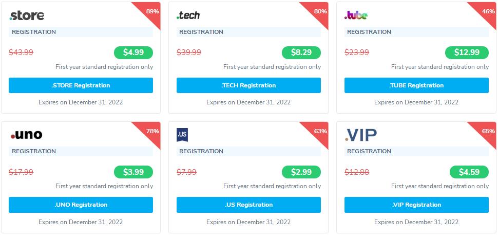 NameSilo特价域名推荐