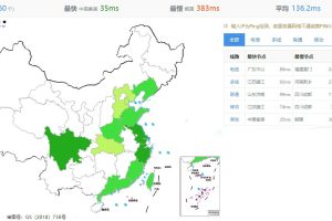 RAKsmart新加坡云服务器大陆优化线路Ping结果