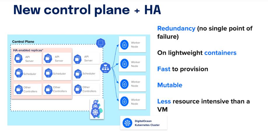 DigitalOcean Kubernetes新控制平面上线