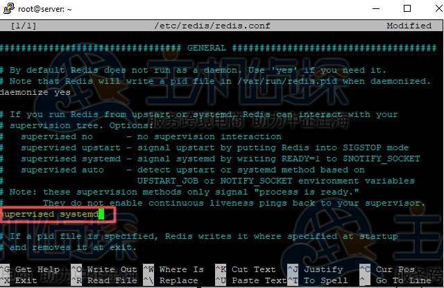 Redis配置文件修改