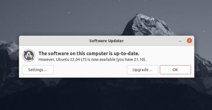 Ubuntu 21.10升级