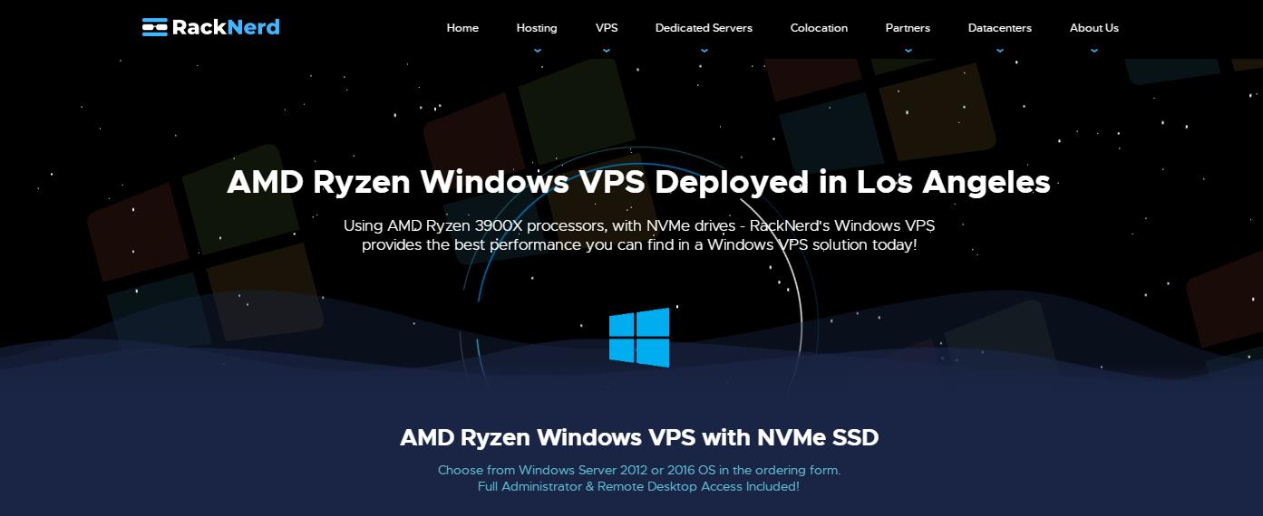 RackNerd美国Windows VPS