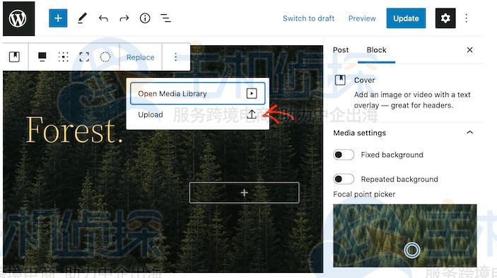 WordPress图像添加文本