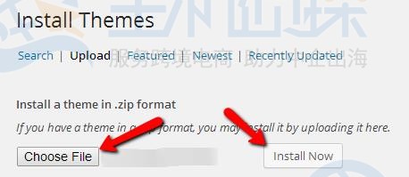 WordPress主题安装