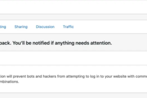 在Jetpack中启用蛮力攻击保护