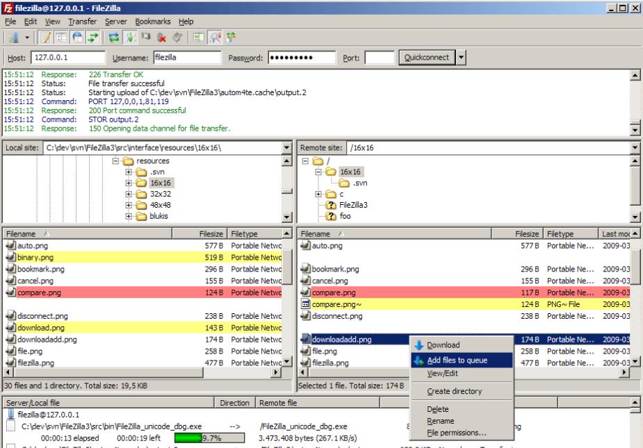 FileZilla客户端和服务器的区别
