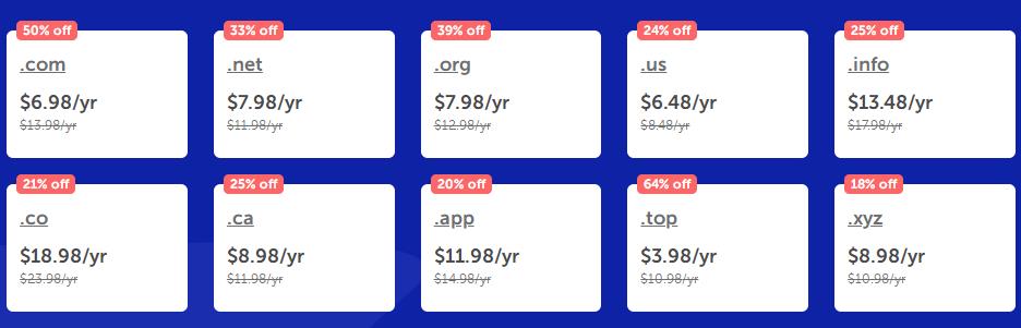 Namecheap域名转入优惠