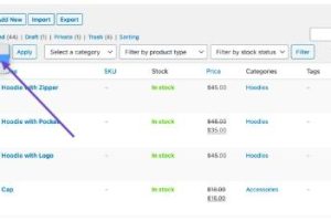 WooCommerce批量编辑产品图文教程