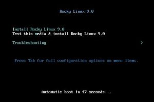 安装Rocky Linux 9.0