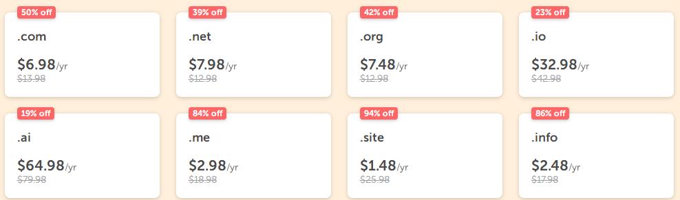 Namecheap2022年夏季促销活动