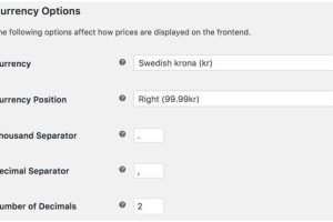 WooCommerce商店多货币切换