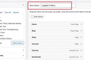 添加新的WordPress菜单