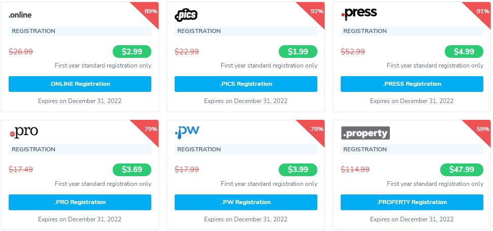 NameSilo2022年8月域名优惠活动