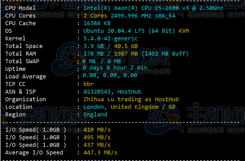 HostKvm俄罗斯VPS速度和性能评测