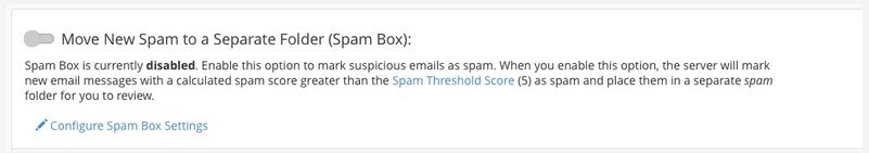 如何在cPanel上配置SpamAssassin