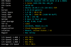HostKvm韩国VPS主机速度和性能测评