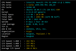 iON新加坡云服务器速度和性能综合评测