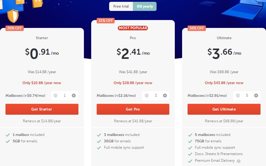 Namecheap企业邮箱