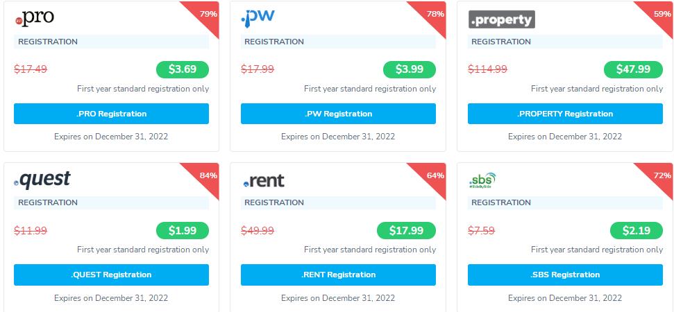 NameSilo2022年9月域名促销优惠