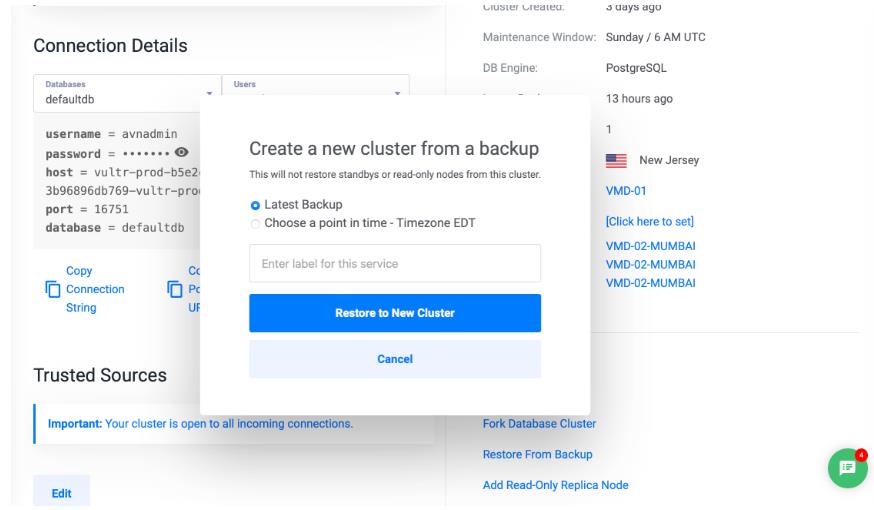 Vultr宣布推出全托管式PostgreSQL数据库服务
