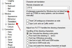 Putty中文乱码怎么解决