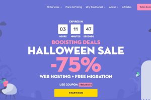 FastComet万圣节特惠活动