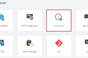 配置Cron Job定时任务