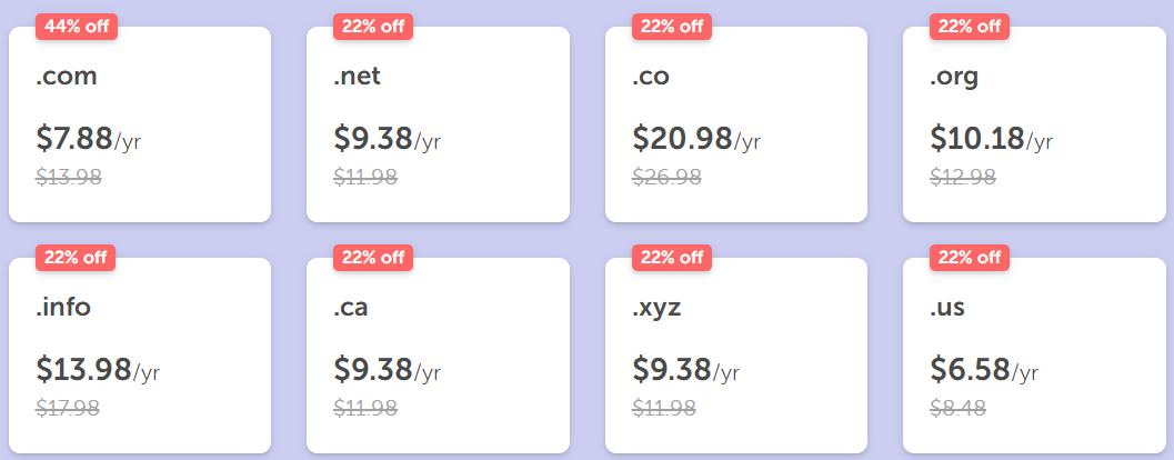 Namecheap22周年庆活动