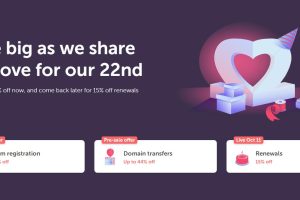 Namecheap22周年庆活动