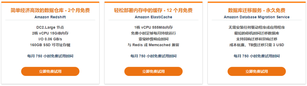 亚马逊云科技数据库服务