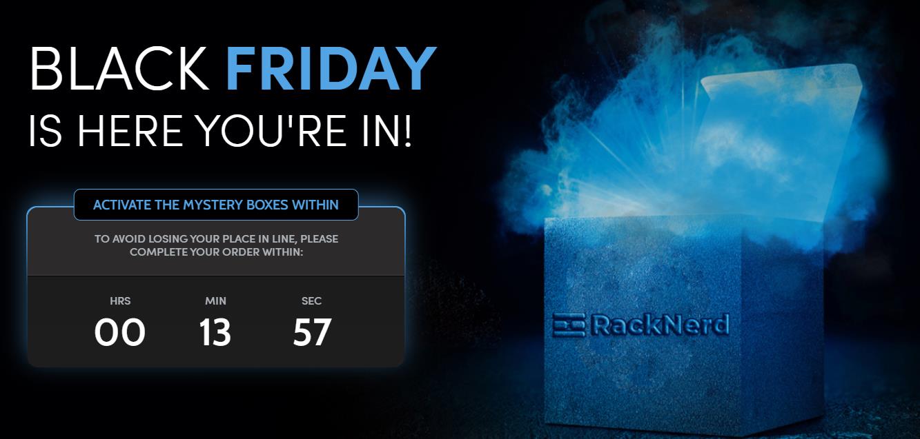 RackNerd2022黑色星期五特惠活动 美国便宜VPS低至$10.28/年