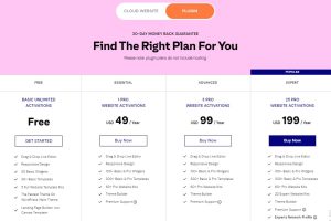 WordPress页面编辑器Elementor计划套餐推荐