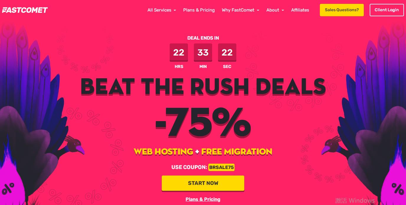 FastComet黑五预热