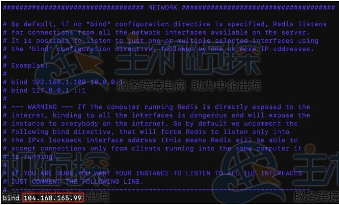 将Redis服务器绑定到您的IPv4地址