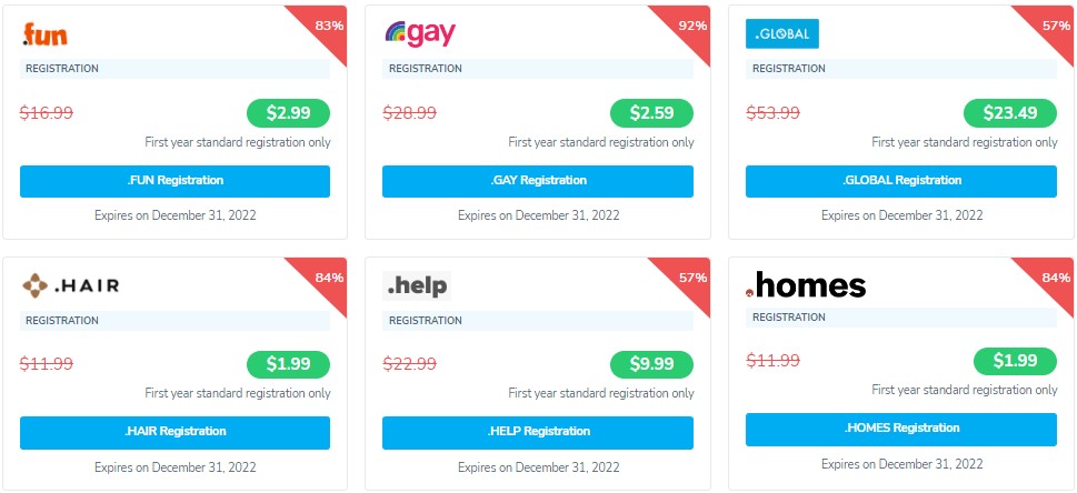 NameSilo优惠活动