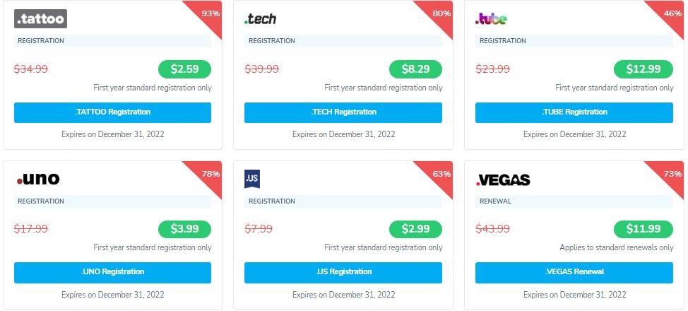 NameSilo优惠活动