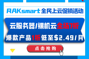 RAKsmart双11全民上云促销活动