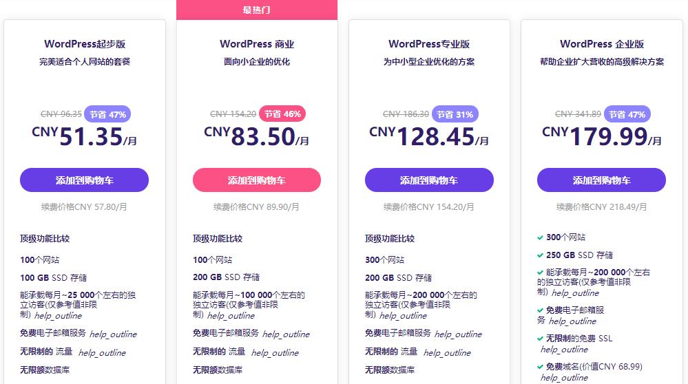 Hostinger WordPress主机