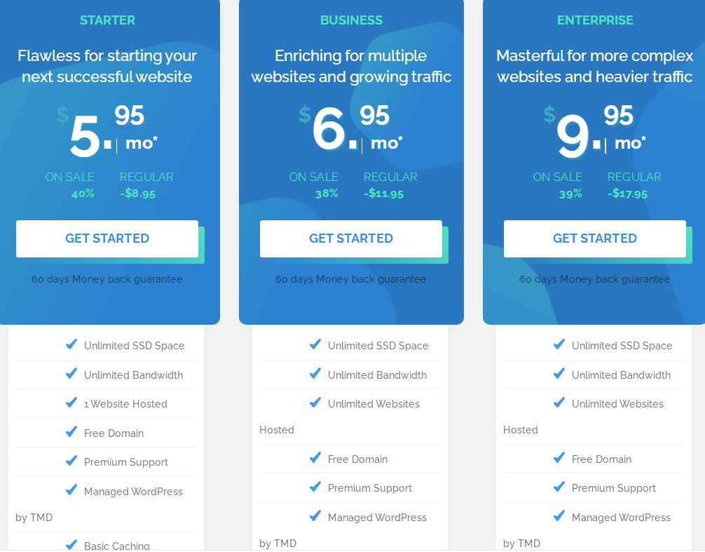 TMDHosting虚拟主机方案