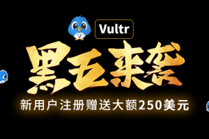 Vultr2022黑五充值送现金活动
